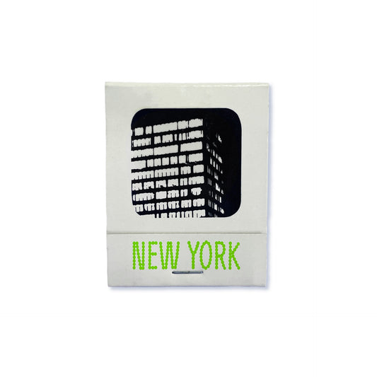 Vintage New York Matchbook Print (green)