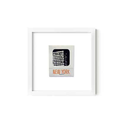 New York Vintage Matchbook Art Print – Original