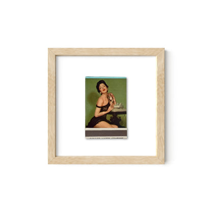 Party Line Vintage Pin-Up Matchbook Art Print – Front Only