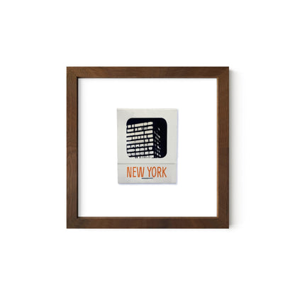 New York Vintage Matchbook Art Print – Original