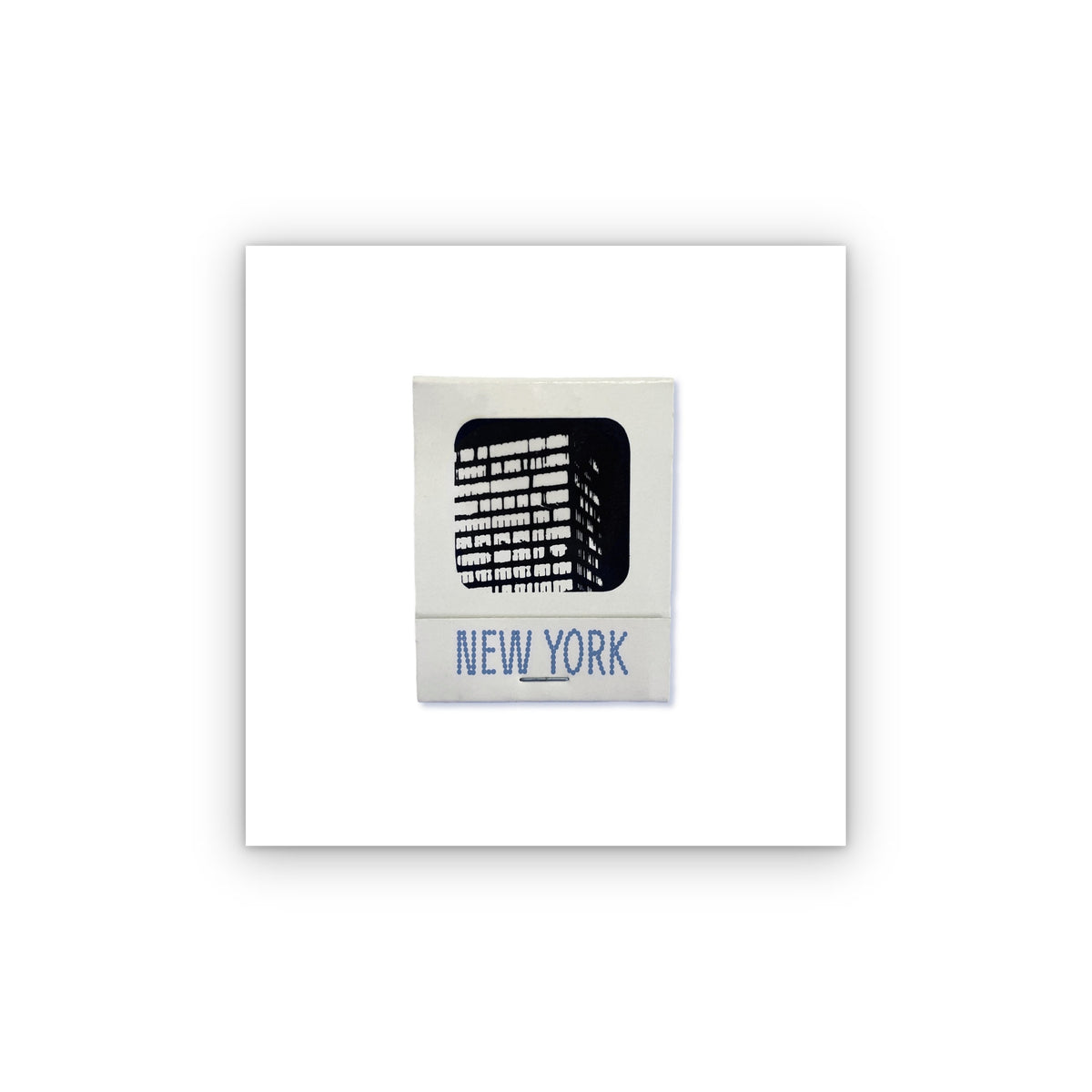 New York matchbook print, unframed