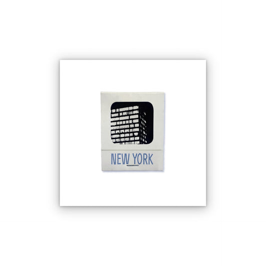 New York matchbook print, unframed