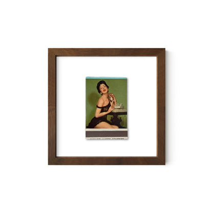 Party Line Vintage Pin-Up Matchbook Art Print – Front Only