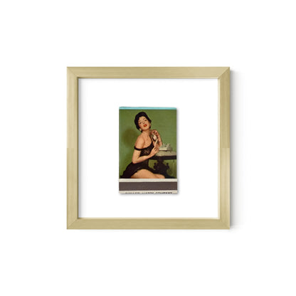 Party Line Vintage Pin-Up Matchbook Art Print – Front Only