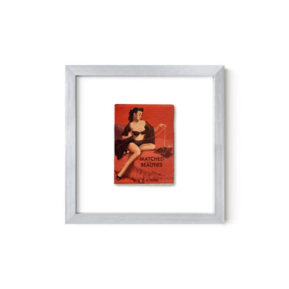 Matched Beauties Vintage Pin-Up Matchbook Art Print – Front Only