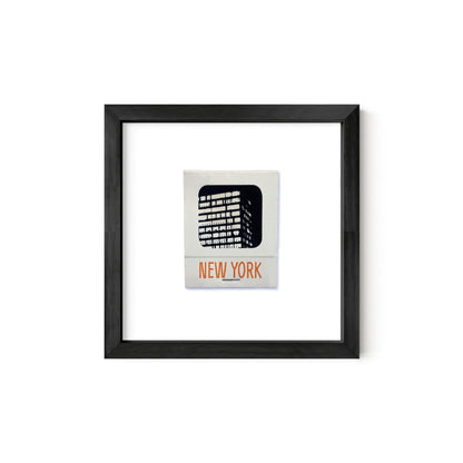 New York Vintage Matchbook Art Print – Original