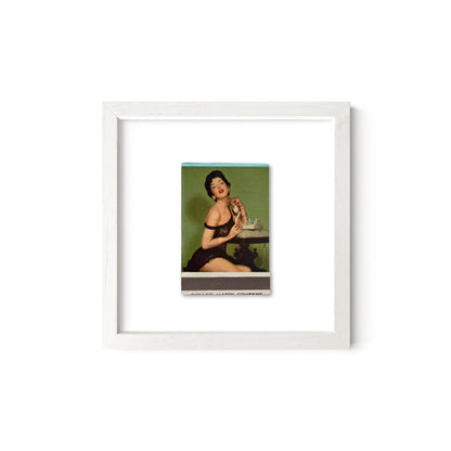 Party Line Vintage Pin-Up Matchbook Art Print – Front Only