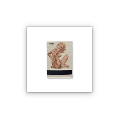 Losing Her Spots matchbook print, unframed